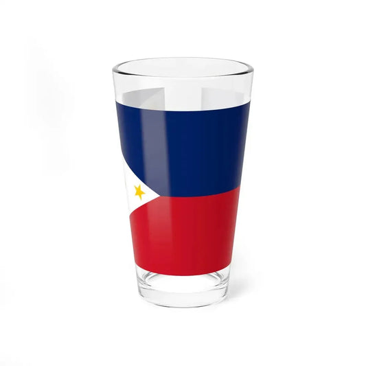 Flag of the Philippines traditional royal blue (Philippines) Pint Glass 16oz 16oz - Go Mug Yourself