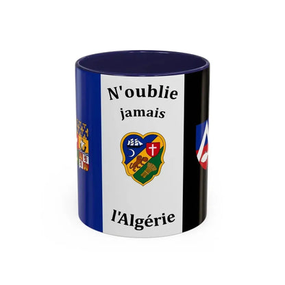 Flag of The Pied Noir - Accent Coffee Mug 11oz Navy - Go Mug Yourself