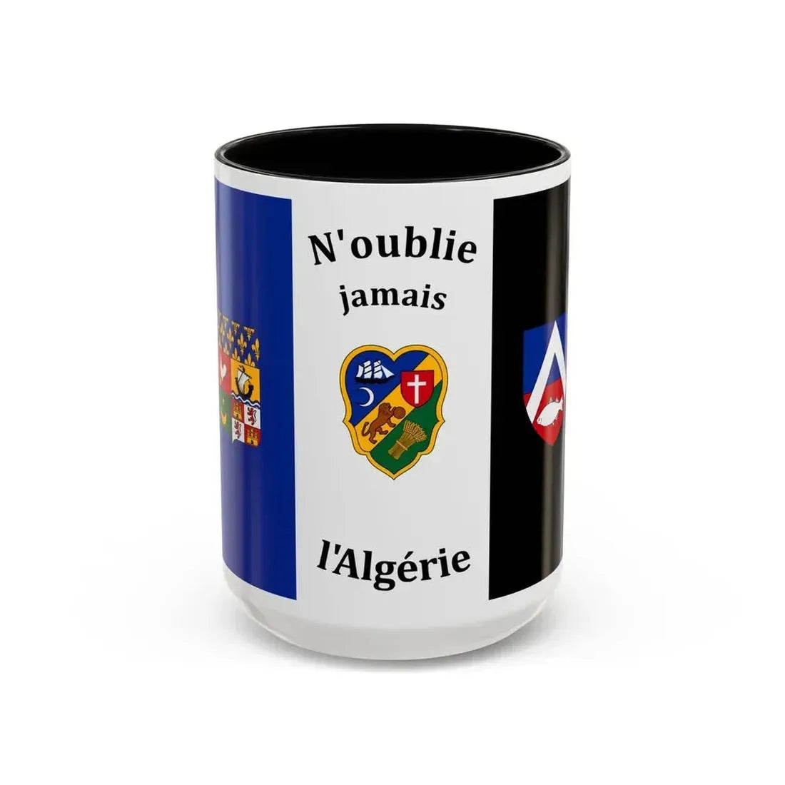 Flag of The Pied Noir - Accent Coffee Mug 15oz Black - Go Mug Yourself
