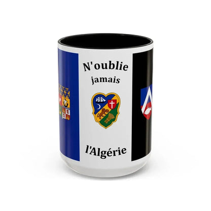Flag of The Pied Noir - Accent Coffee Mug 15oz Black - Go Mug Yourself