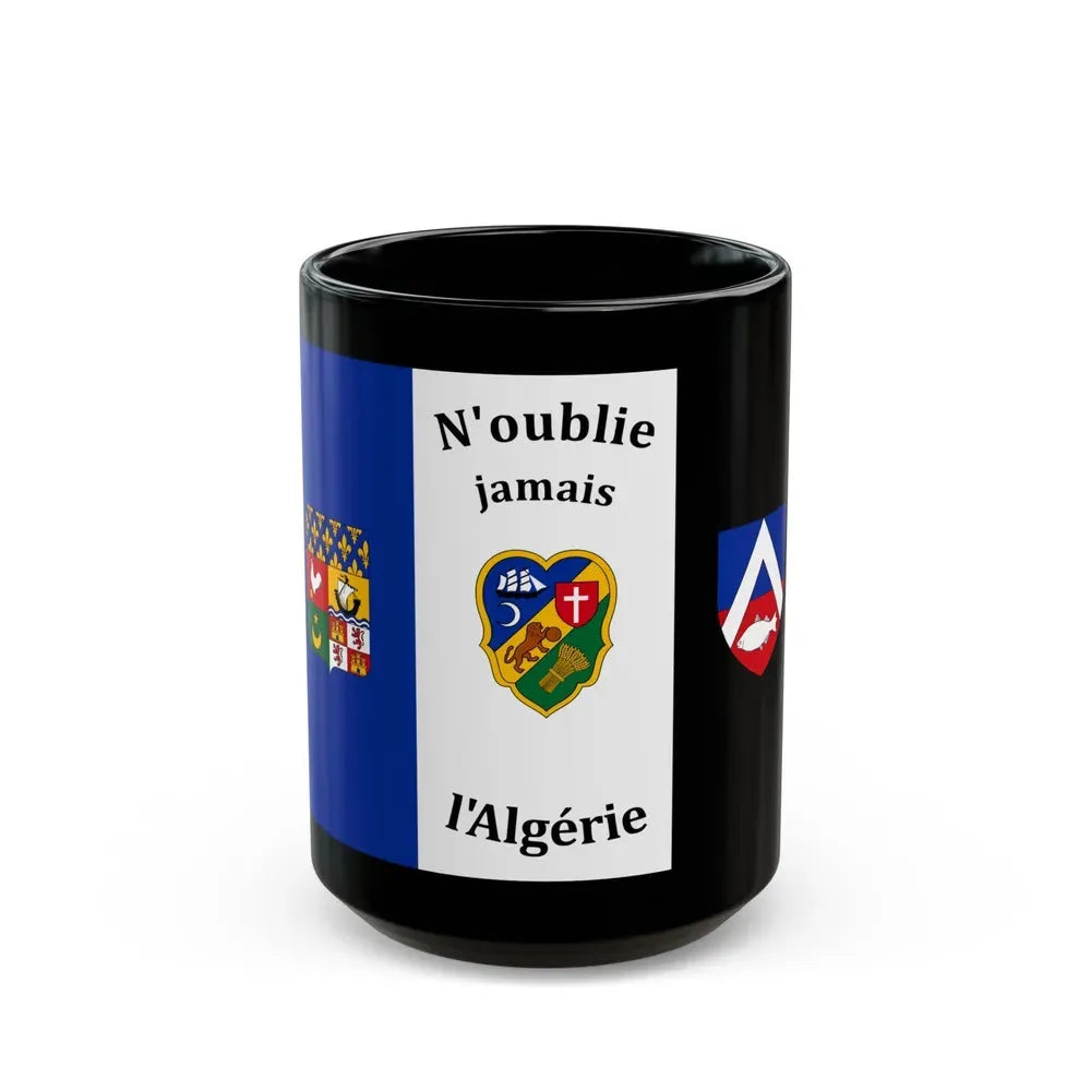 Flag of The Pied Noir - Black Coffee Mug 15oz - Go Mug Yourself