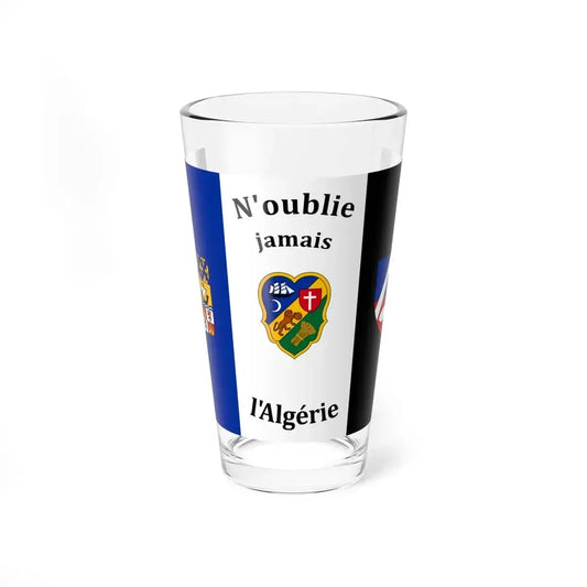 Flag of The Pied Noir - Pint Glass 16oz 16oz - Go Mug Yourself