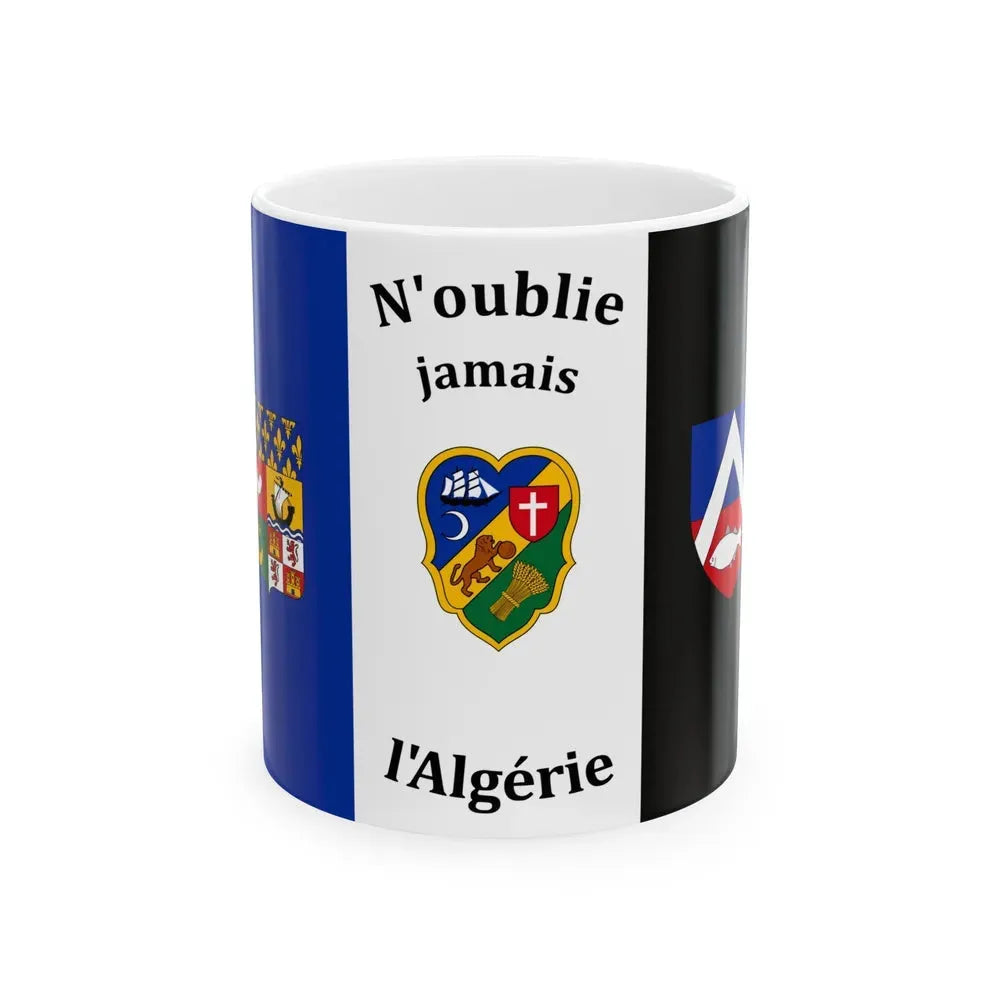 Flag of The Pied Noir - White Coffee Mug 11oz - Go Mug Yourself