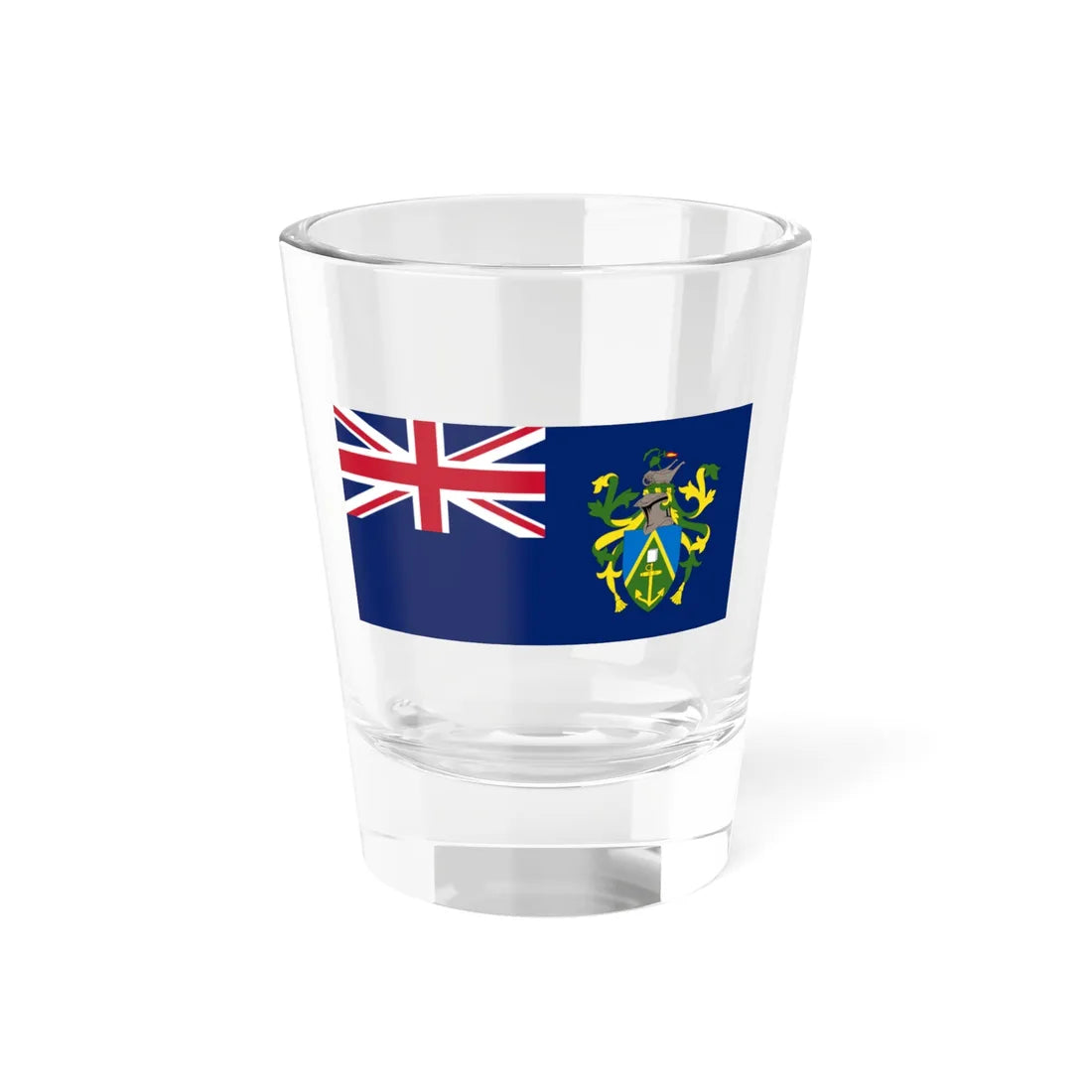 Flag of the Pitcairn Islands (United Kingdom) Shot Glass 1.5oz 1.5oz - Go Mug Yourself