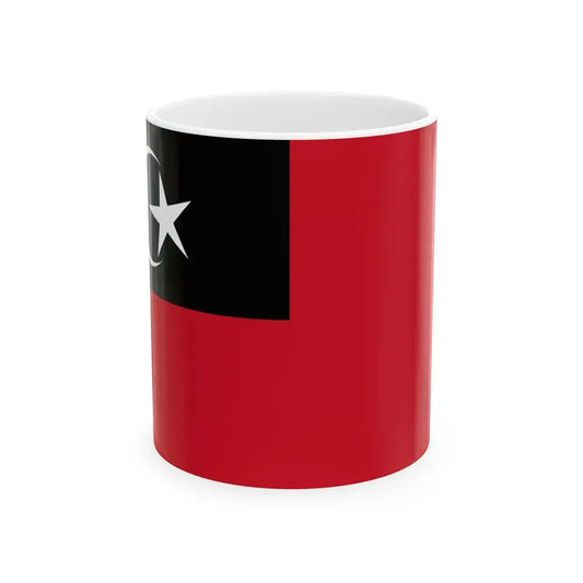 Flag of the Police of Johor (Malaysia) White Coffee Mug 11oz - Go Mug Yourself