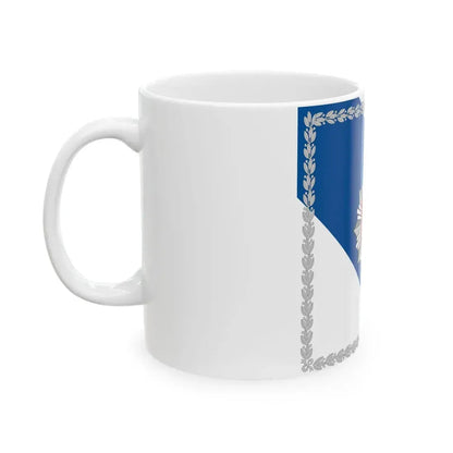 Flag of the Police of Lithuania (Lithuania) White Coffee Mug - Go Mug Yourself