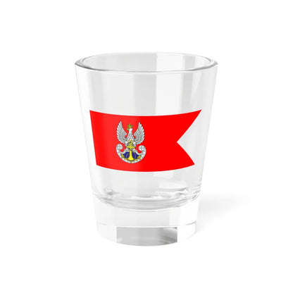 Flag of the Polish Navy (Poland) Shot Glass 1.5oz 1.5oz - Go Mug Yourself