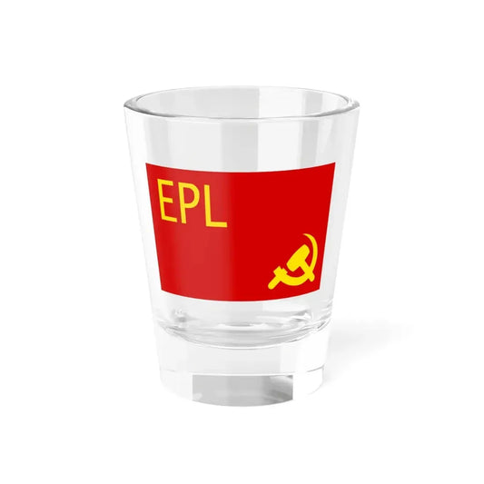 Flag of the Popular Army of Liberation of Peru (Peru) Shot Glass 1.5oz 1.5oz - Go Mug Yourself