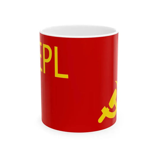 Flag of the Popular Army of Liberation of Peru (Peru) White Coffee Mug 11oz - Go Mug Yourself