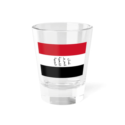 Flag of the Popular Front of Liberation of Oman Alternate (Oman) Shot Glass 1.5oz 1.5oz - Go Mug Yourself