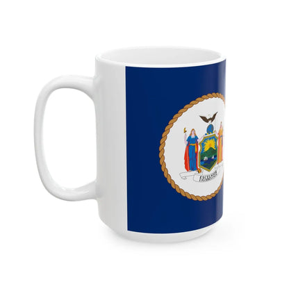 Flag of the Port Authority of New York and New Jersey (United States) White Coffee Mug - Go Mug Yourself