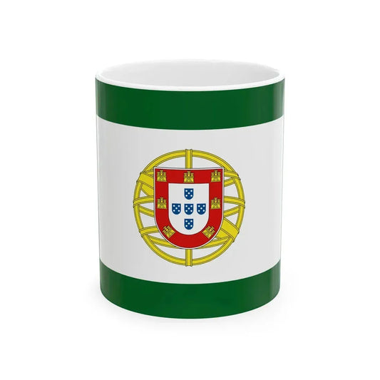 Flag of the Portuguese Assembly of the Republic (Portugal) White Coffee Mug 11oz - Go Mug Yourself