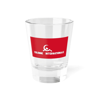Flag of the POUM Colonne Internationale (Spain) Shot Glass 1.5oz 1.5oz - Go Mug Yourself