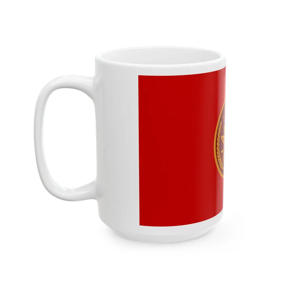 Flag of the President Guard Regiment PGR (Bangladesh) White Coffee Mug - Go Mug Yourself