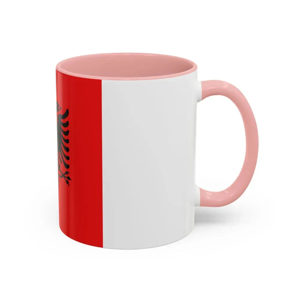 Flag of the President of Albania 1992 to 2002 - Accent Coffee Mug - Go Mug Yourself