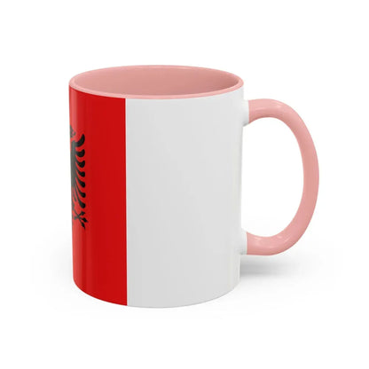 Flag of the President of Albania 1992 to 2002 - Accent Coffee Mug - Go Mug Yourself