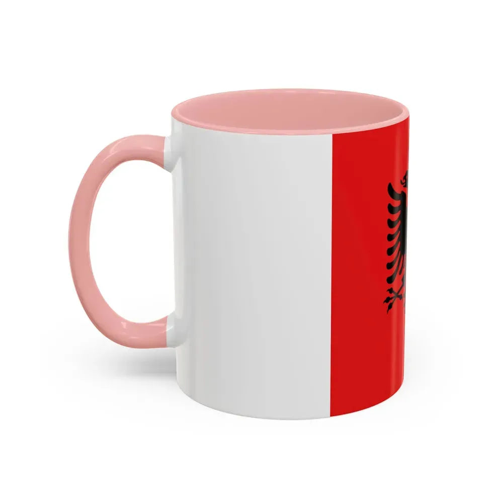 Flag of the President of Albania 1992 to 2002 - Accent Coffee Mug - Go Mug Yourself