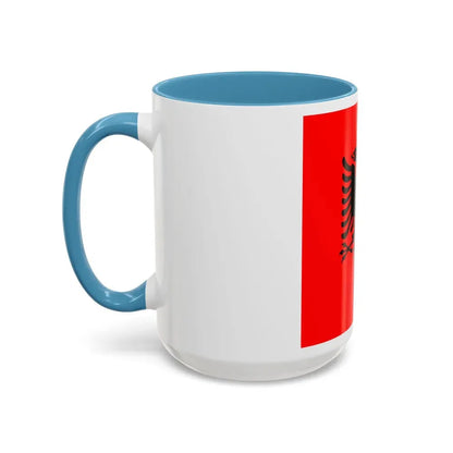 Flag of the President of Albania 2002 to 2014 - Accent Coffee Mug - Go Mug Yourself