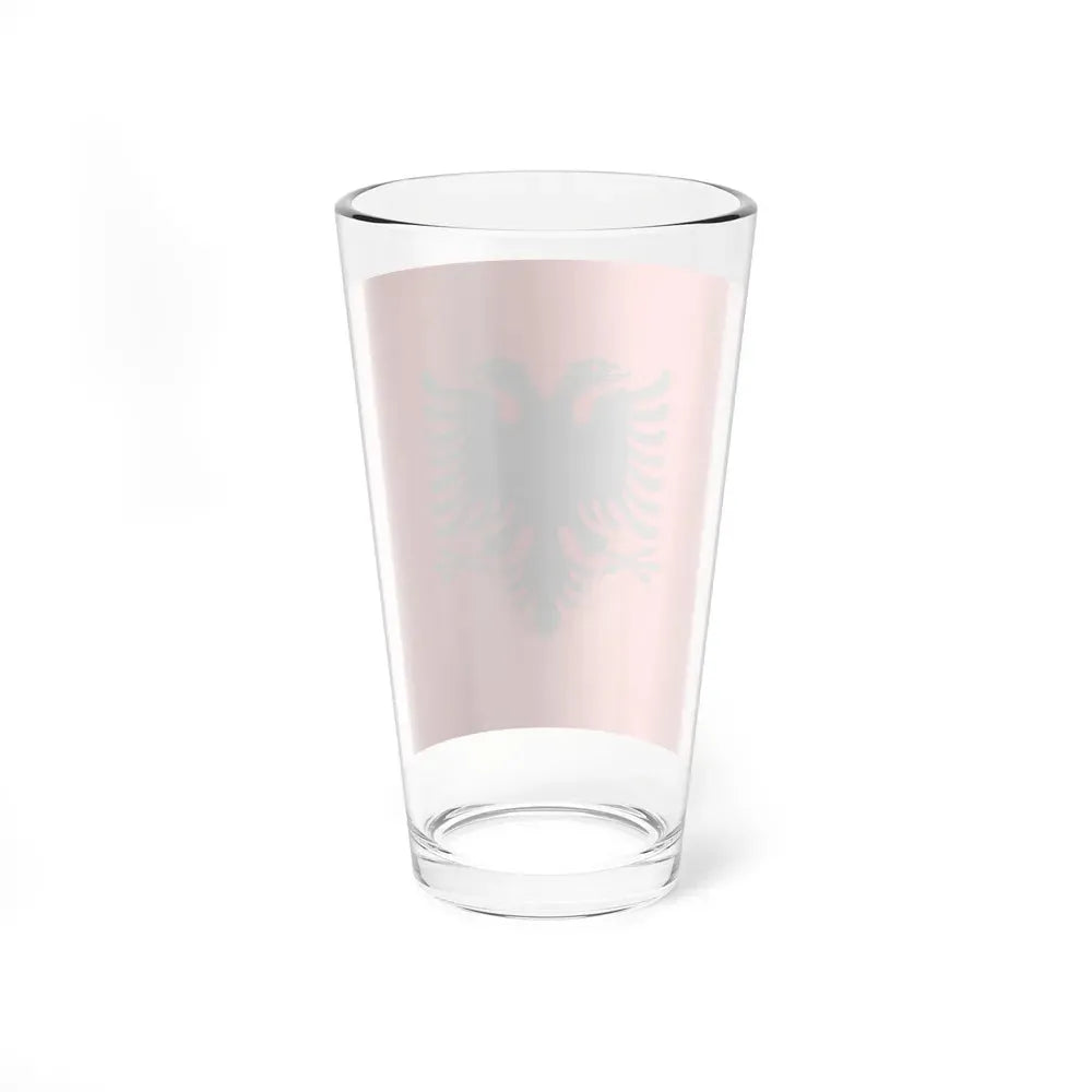 Flag of the President of Albania 2002 to 2014 - Pint Glass 16oz - Go Mug Yourself