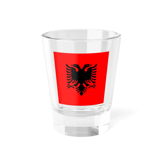 Flag of the President of Albania 2002 to 2014 - Shot Glass 1.5oz 1.5oz - Go Mug Yourself