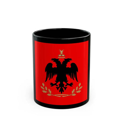 Flag of the President of Albania - Black Coffee Mug 11oz - Go Mug Yourself