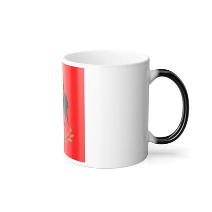 Flag of the President of Albania - Color Changing Coffee Mug-Go Mug Yourself