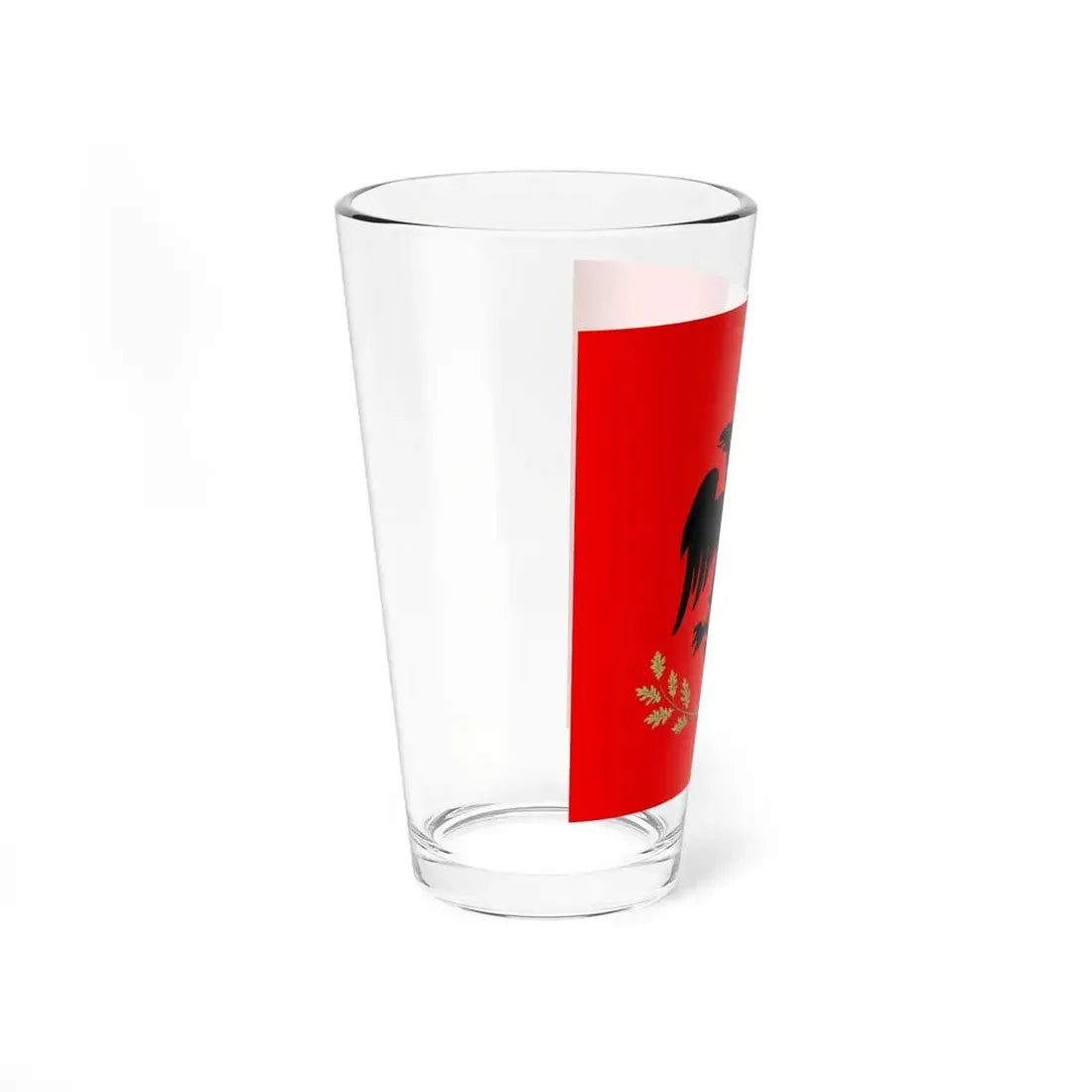 Flag of the President of Albania - Pint Glass 16oz - Go Mug Yourself