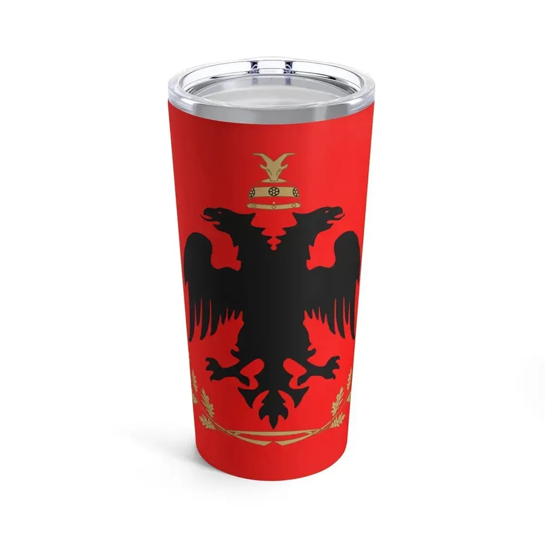 Flag of the President of Albania - Tumbler 20oz 20oz - Go Mug Yourself