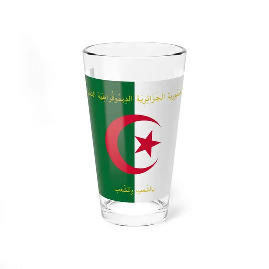 Flag of the President of Algeria - Pint Glass 16oz 16oz - Go Mug Yourself