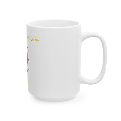 Flag of the President of Algeria - White Coffee Mug - Go Mug Yourself