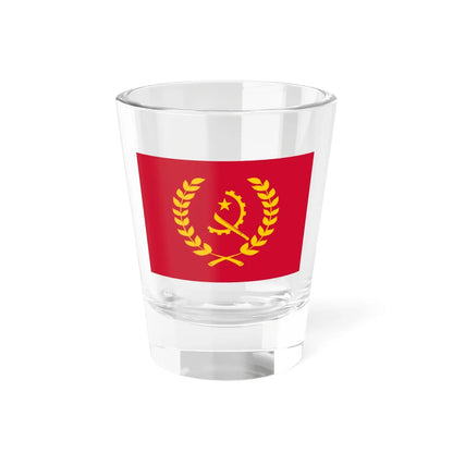 Flag of the President of Angola (Angola) Shot Glass 1.5oz 1.5oz - Go Mug Yourself