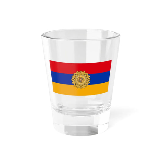 Flag of the President of Armenia (Armenia) Shot Glass 1.5oz 1.5oz - Go Mug Yourself