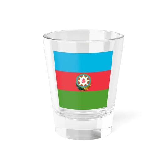 Flag of the President of Azerbaijan (Azerbaijan) Shot Glass 1.5oz 1.5oz - Go Mug Yourself