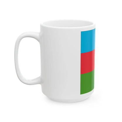 Flag of the President of Azerbaijan (Azerbaijan) White Coffee Mug - Go Mug Yourself