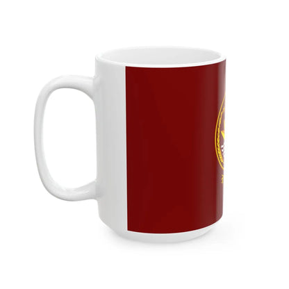 Flag of the President of Bangladesh (Bangladesh) White Coffee Mug - Go Mug Yourself