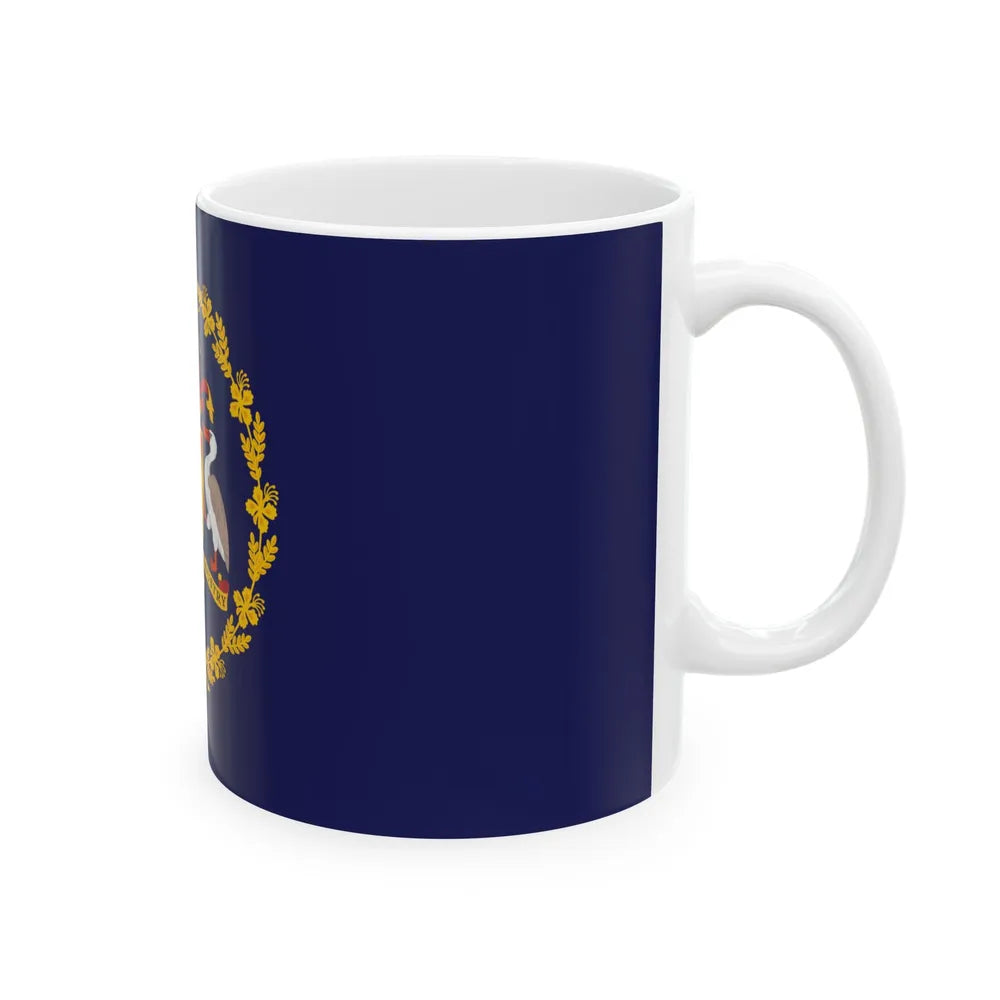 Flag of the President of Barbados (Barbados) White Coffee Mug - Go Mug Yourself