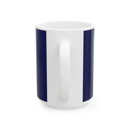 Flag of the President of Barbados (Barbados) White Coffee Mug - Go Mug Yourself