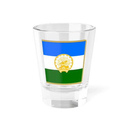 Flag of the President of Bashkortostan (Russia) Shot Glass 1.5oz 1.5oz - Go Mug Yourself