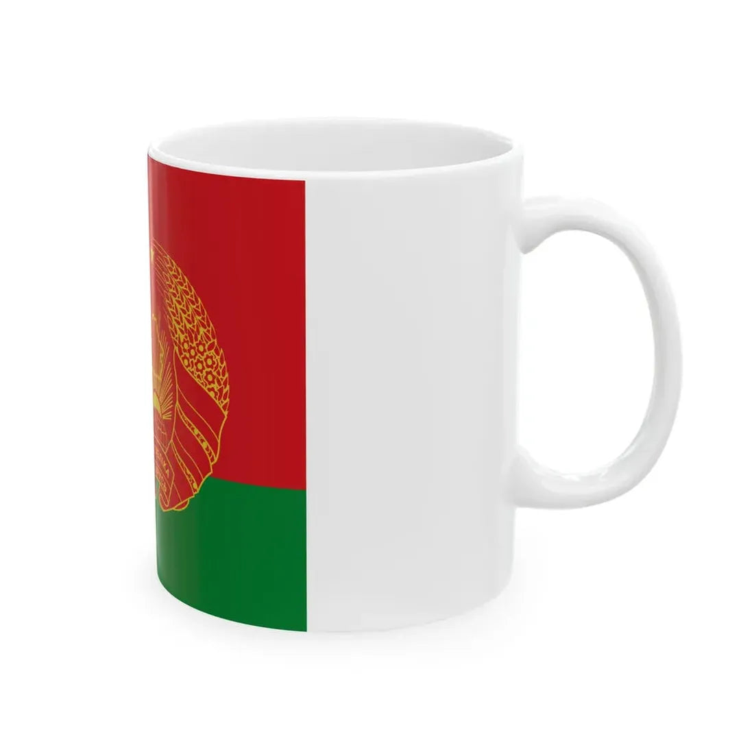 Flag of the President of Belarus (Belarus) White Coffee Mug - Go Mug Yourself