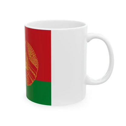 Flag of the President of Belarus (Belarus) White Coffee Mug - Go Mug Yourself