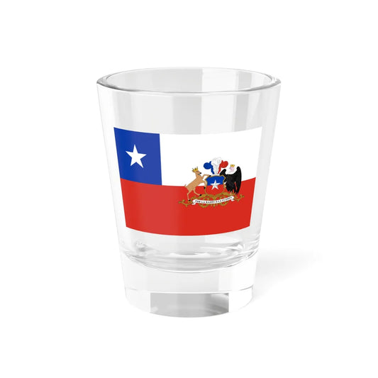 Flag of the President of Chile 2 (Chile) Shot Glass 1.5oz 1.5oz - Go Mug Yourself