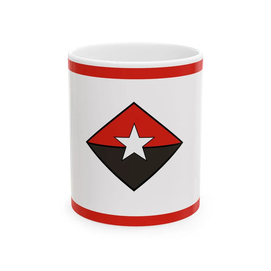 Flag of the President of Cuba Commander-in-Chief (Cuba) White Coffee Mug 11oz - Go Mug Yourself