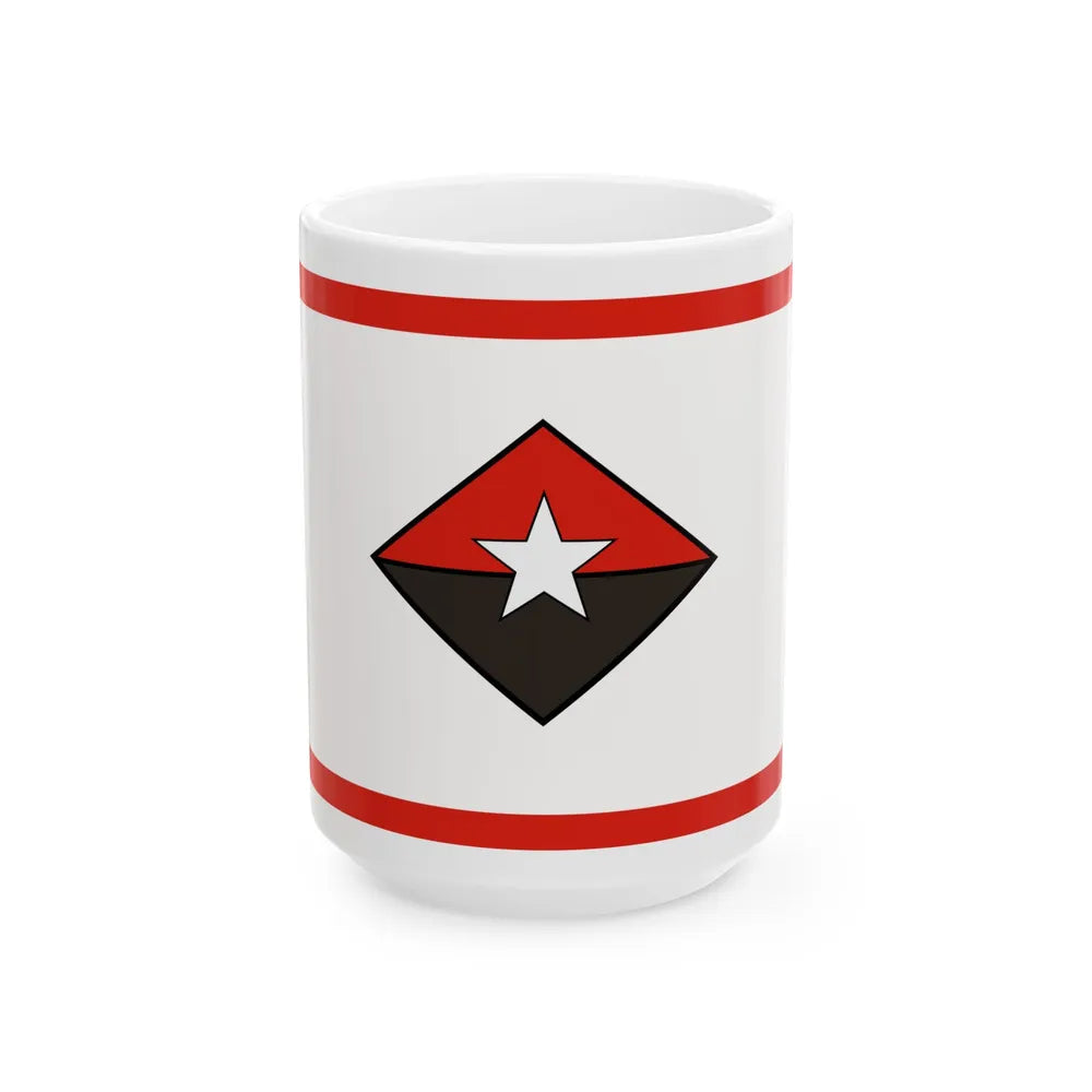 Flag of the President of Cuba Commander-in-Chief (Cuba) White Coffee Mug 15oz - Go Mug Yourself