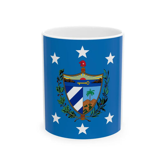 Flag of the President of Cuba (Cuba) White Coffee Mug 11oz - Go Mug Yourself