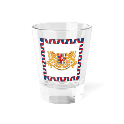 Flag of the President of Czechoslovakia 1918-1939 1945-1960 (Czech Republic) Shot Glass 1.5oz 1.5oz - Go Mug Yourself