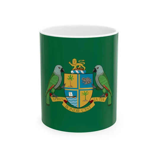 Flag of the President of Dominica (Dominica) White Coffee Mug 11oz - Go Mug Yourself