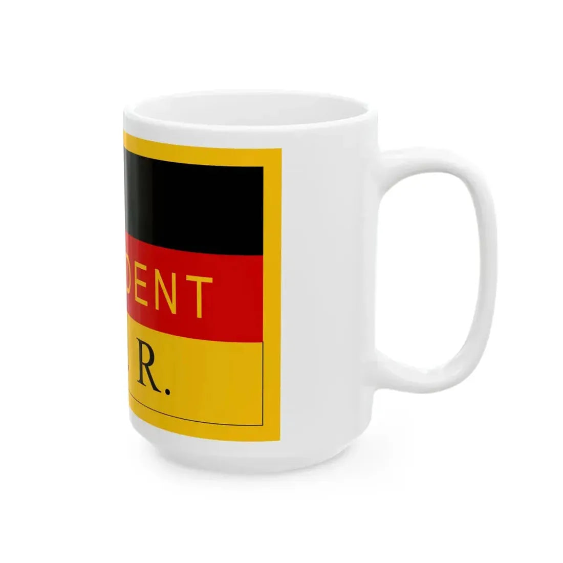 Flag of the President of East Germany 1949-1950 (Germany) White Coffee Mug - Go Mug Yourself