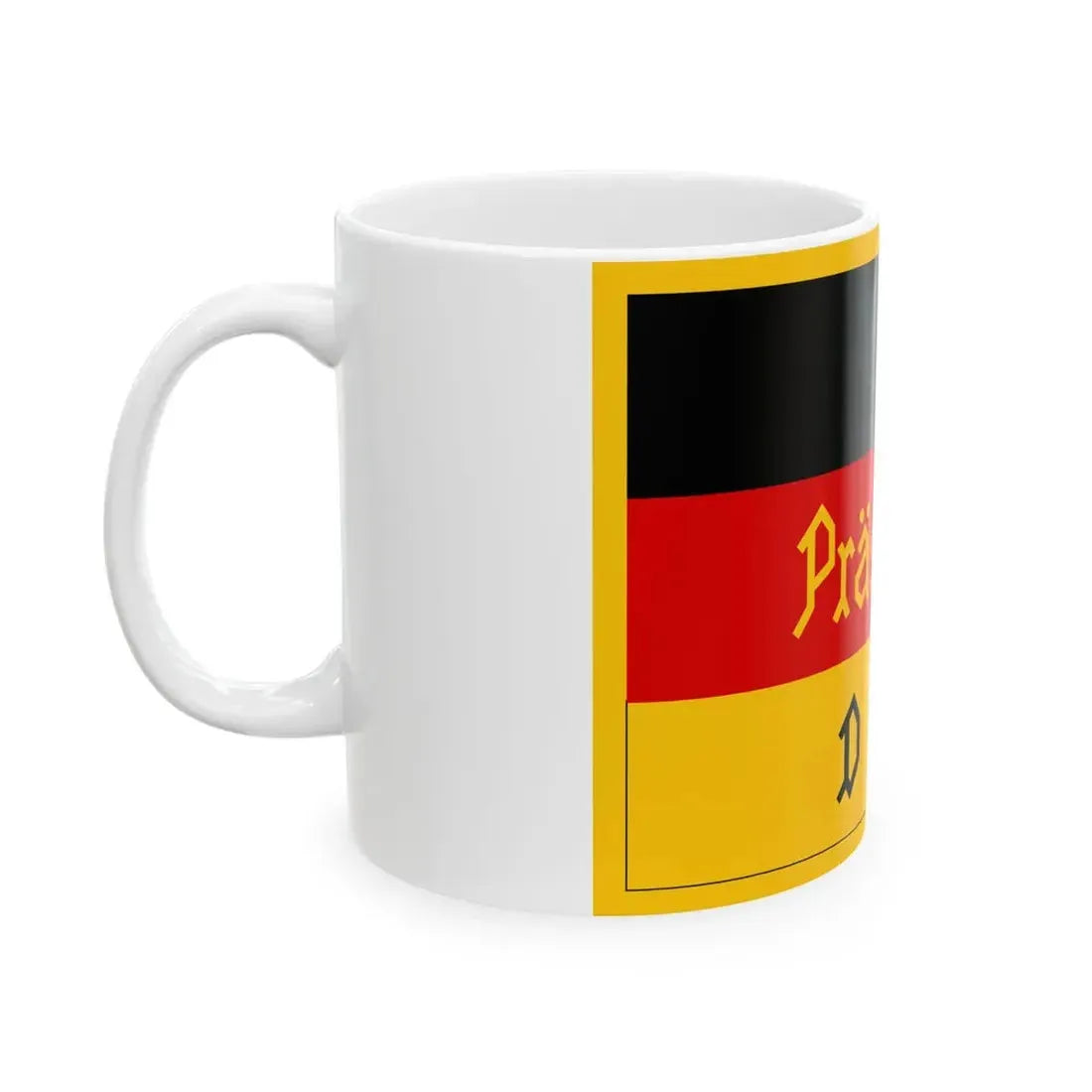 Flag of the President of East Germany 1950-1951 (Germany) White Coffee Mug - Go Mug Yourself