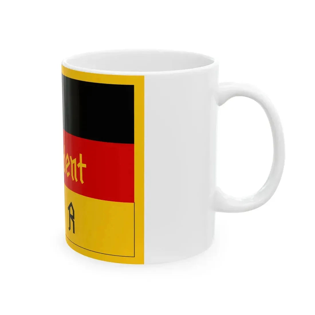 Flag of the President of East Germany 1950-1951 (Germany) White Coffee Mug - Go Mug Yourself
