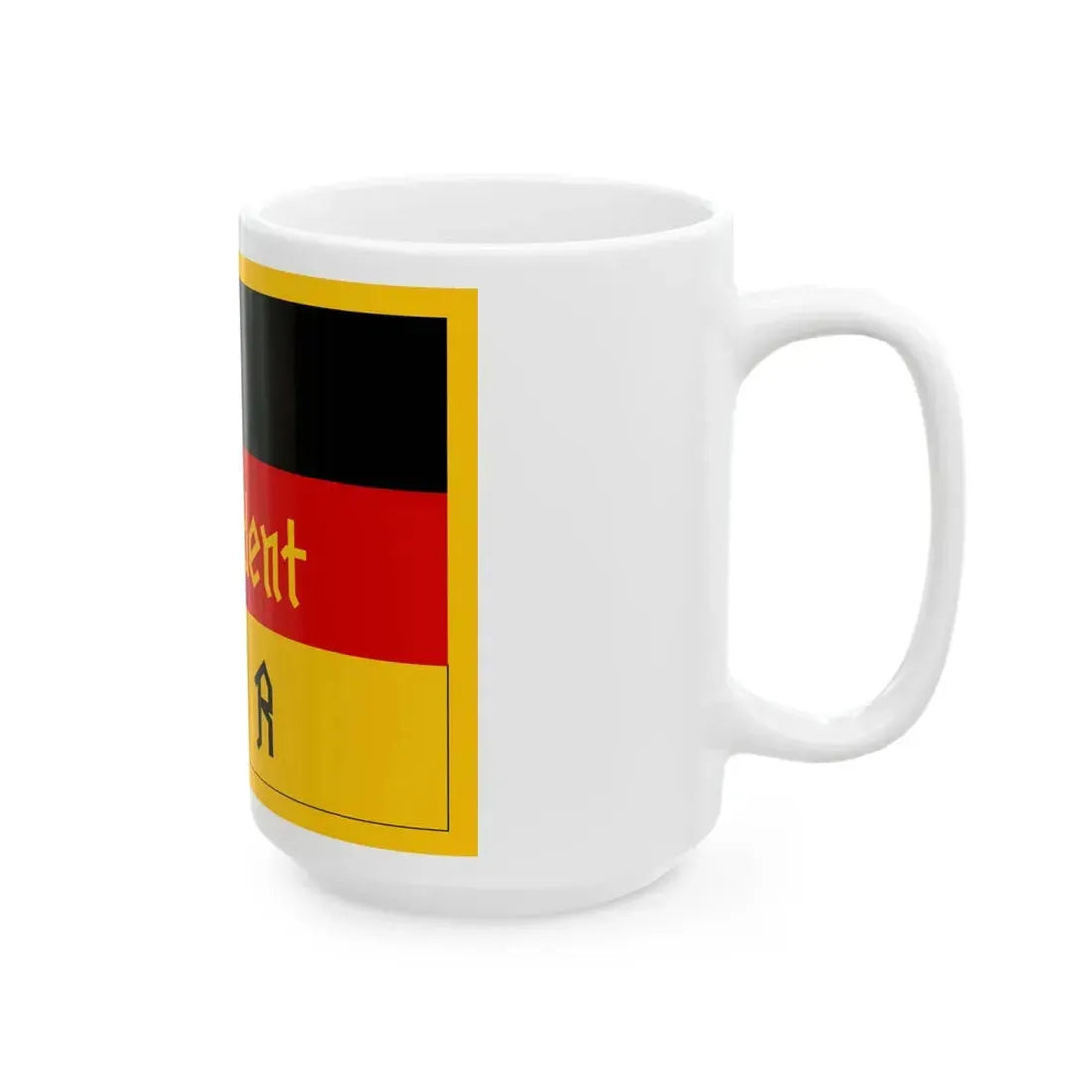 Flag of the President of East Germany 1950-1951 (Germany) White Coffee Mug - Go Mug Yourself